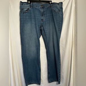 MENS 42R X 32 WAIST 42 1928 REGULAR FIT BLUE DENIM JEANS